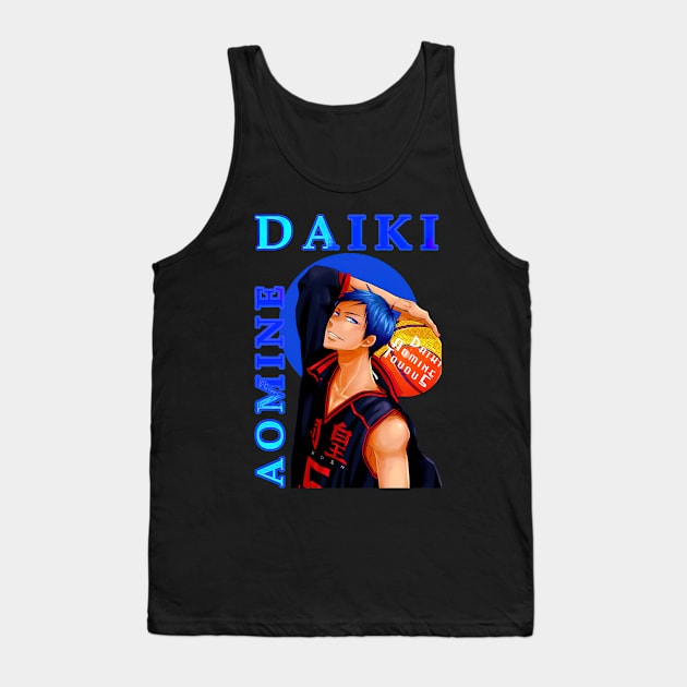 Aomine Daiki Kuroko No Basket Tank Top by IainDodes